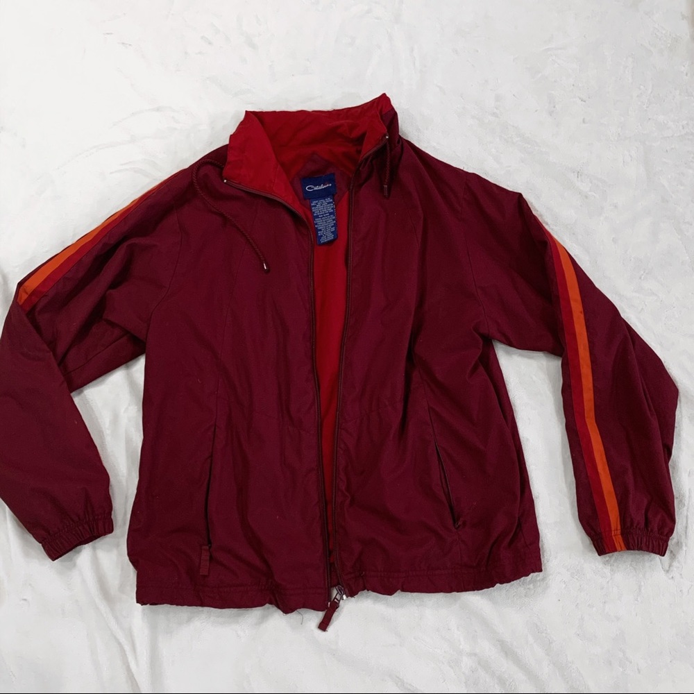 Catalina Burgundy and Orange WindBreaker
